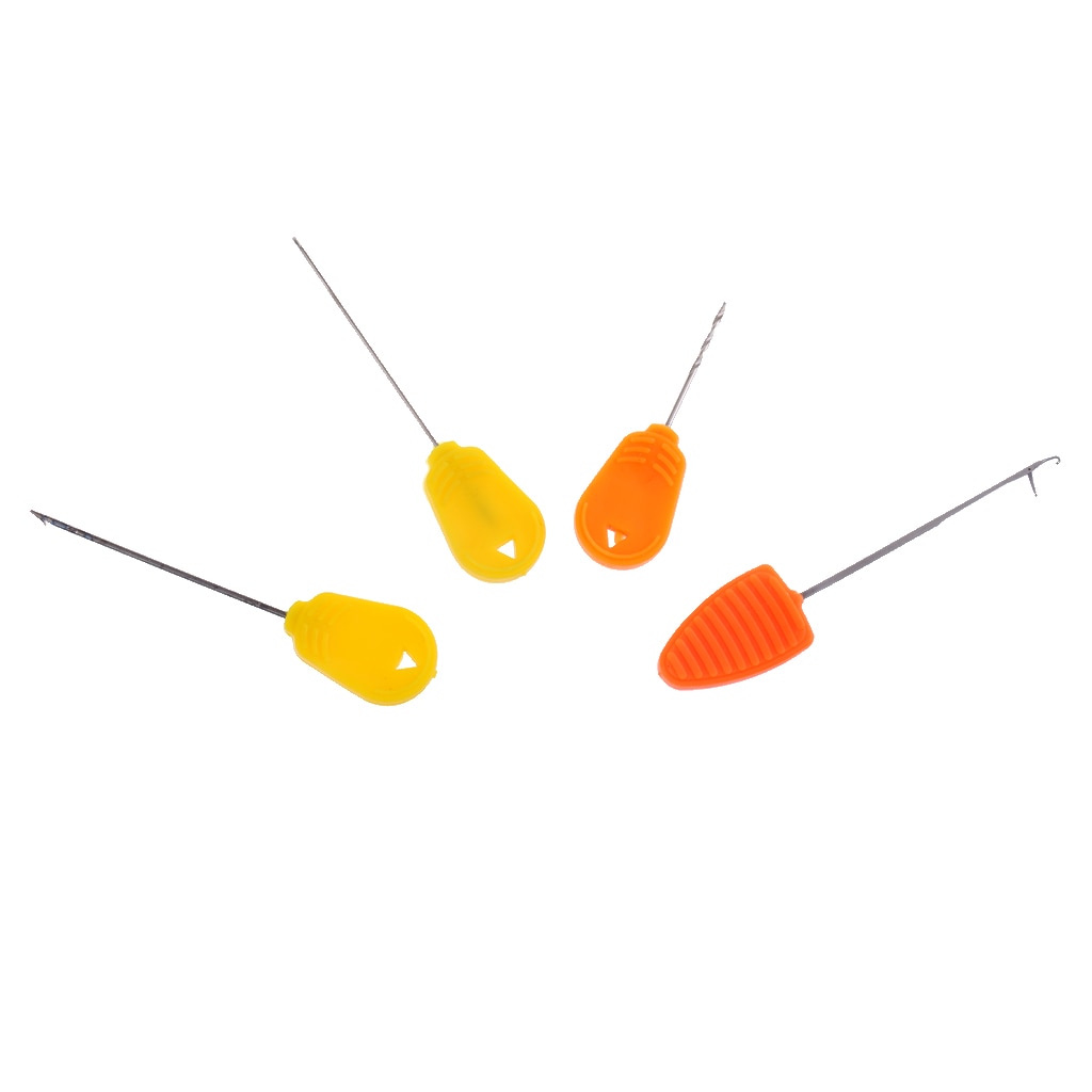 Juego de aguja de carnada para pesca de carpa, accesorios de pesca, 4 Uds.