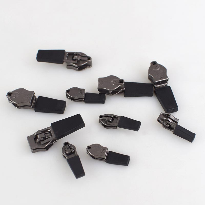 10PCS 3 #5 # Anti-laden Waterdichte Rits Sliders Reverse Installatie Voor Onzichtbare Nylon Zip Tas Jas zip Hoofd