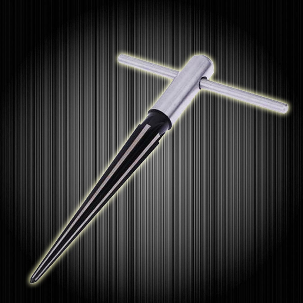 2PCS Mayitr Handheld Tapered Reamer Set 1/8-1/2 Inch Bridge Pin Hole Tapered Reamers Machinist Luthier Tools