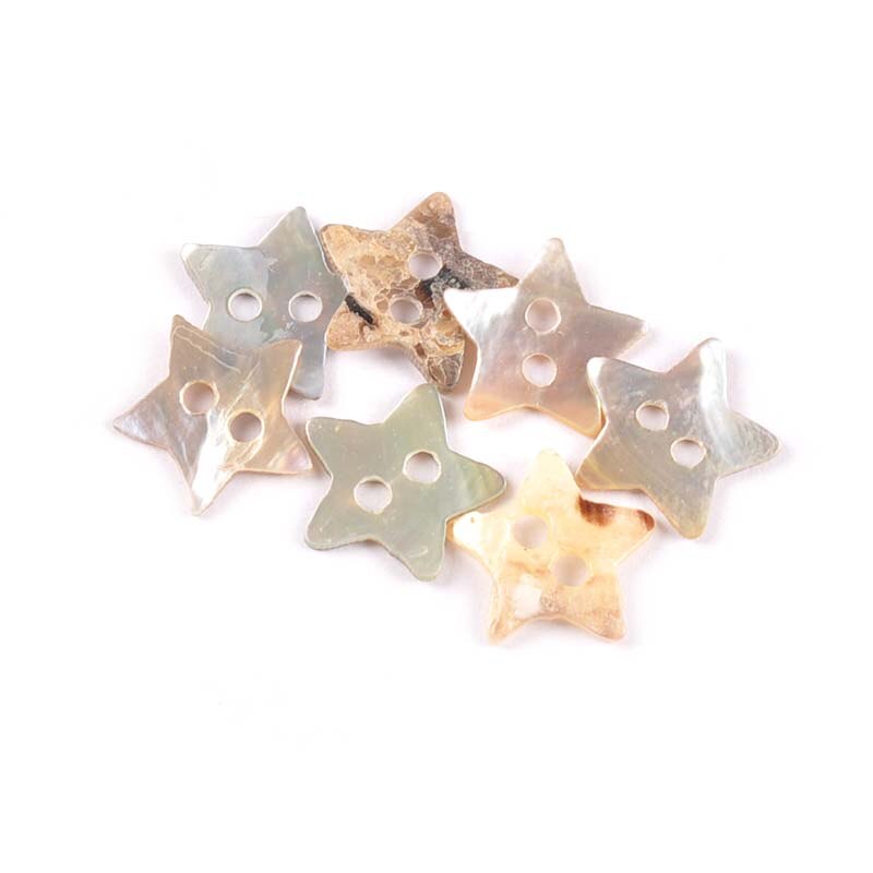 50pcs Natural Shell 2 Holes Buttons Sewing Accessories Color Mother Of Pearl Round Shells Button Diy Garment Supplies 13mm C2428: YK0297
