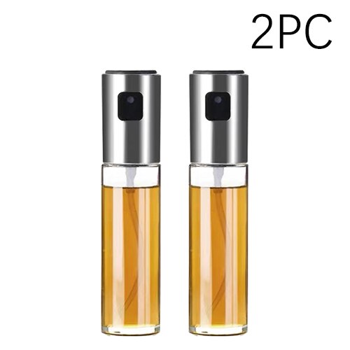 Olie Spray Fles Bbq Bakken Olijfolie Azijn Spray Flessen Waterpomp Jus Boten Grill Bbq Spuit Bbq Keuken Gereedschap salade: 2 PCS