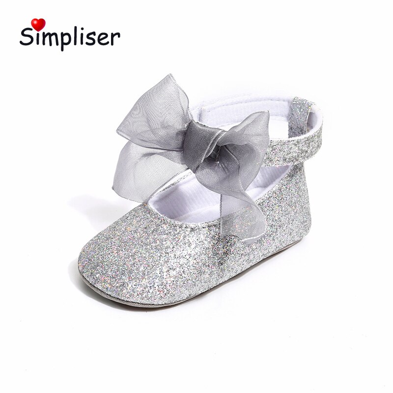 Princesse bébé filles robe chaussures infantile enfant en bas âge berceau chaussures premiers marcheurs grand arc semelle souple anti-dérapant Prewalkers chaussures rouge