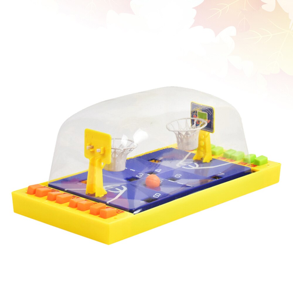 Finger Playing Game Parent-child Interactive Basketball Field (Yellow)