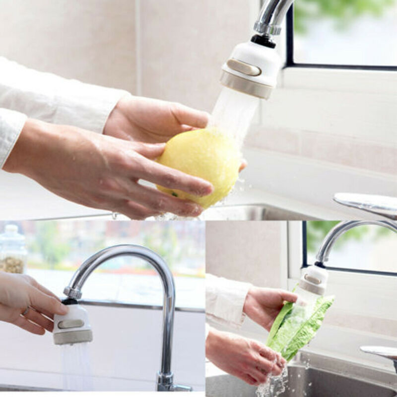 Bevægeligt køkkenhovedbesparende filter roter vandhaner dyser booster bruser adapter køkken vand sprinkler vand øge trykket
