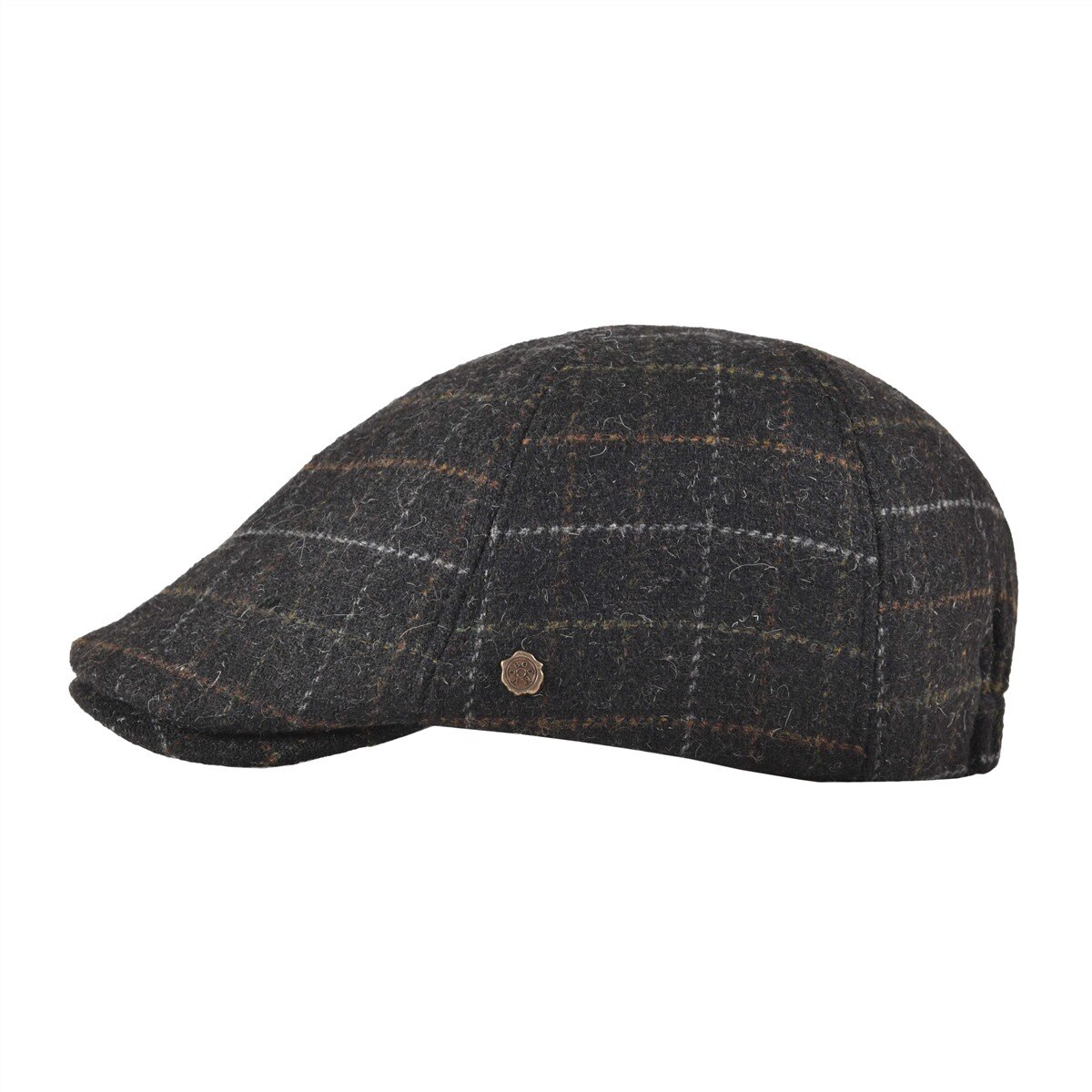 VOBOOM Classic Plaid Newsboy Hat Mens Tweed Hat Warm Spring Ivy Hat