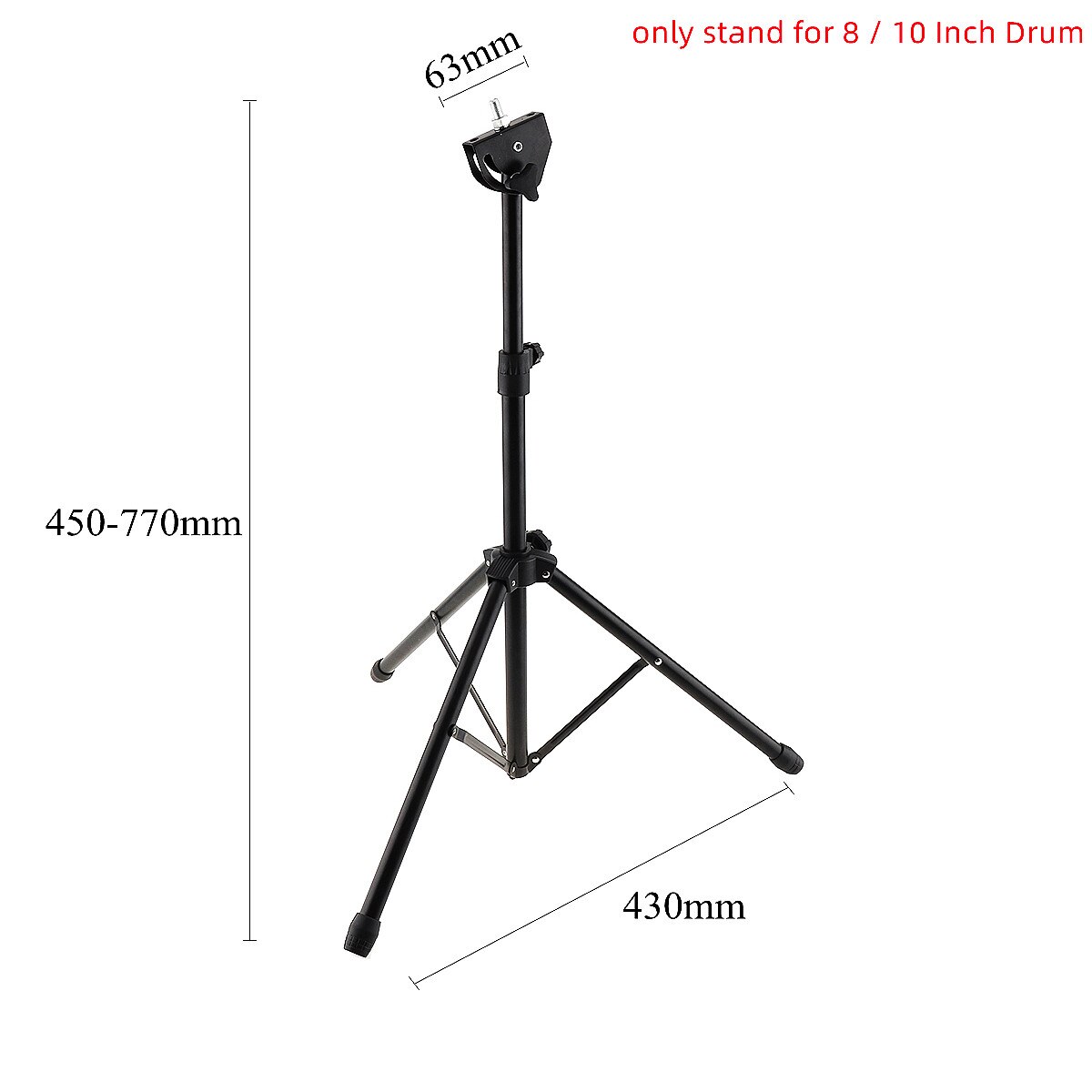 8 zoll Gummi Holz Dumm Trommel Anfänger Praxis Ausbildung Trommel Pad mit Stand / Stock Optional für Schlagzeug Instrumente Teile: nur Stand Typ 1