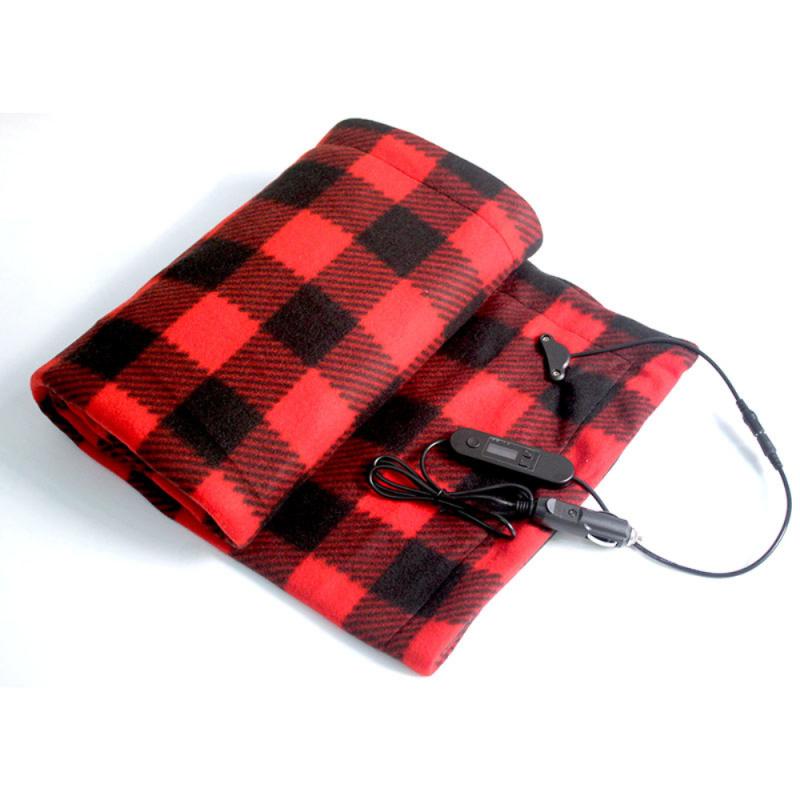 100cm * 60cm 12v Auto Heizung Decke Auto Bett Automobil Innen Elektrische Heizung Abdeckung für Winter Straße reisen Camping: Schwarz