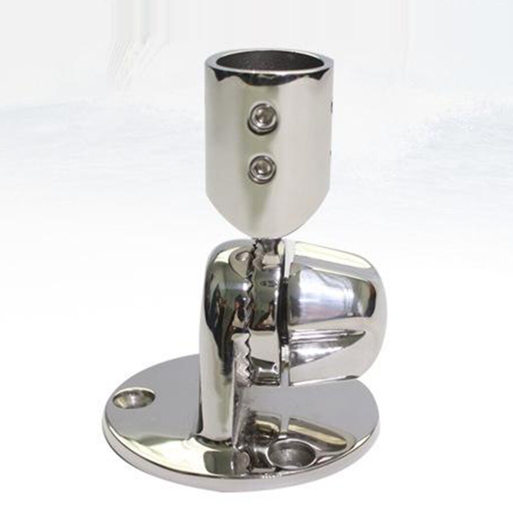 Stainless Steel Boat Swivel Antenna Mount Free Pivoting Base Marine Grade