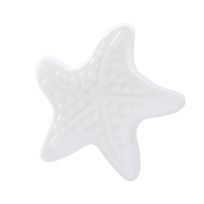 1pcs Door Handle Anti-collision Pad Wall Protection Sticker Starfish Shape Light-emitting Table Corner Safety Protection: 04