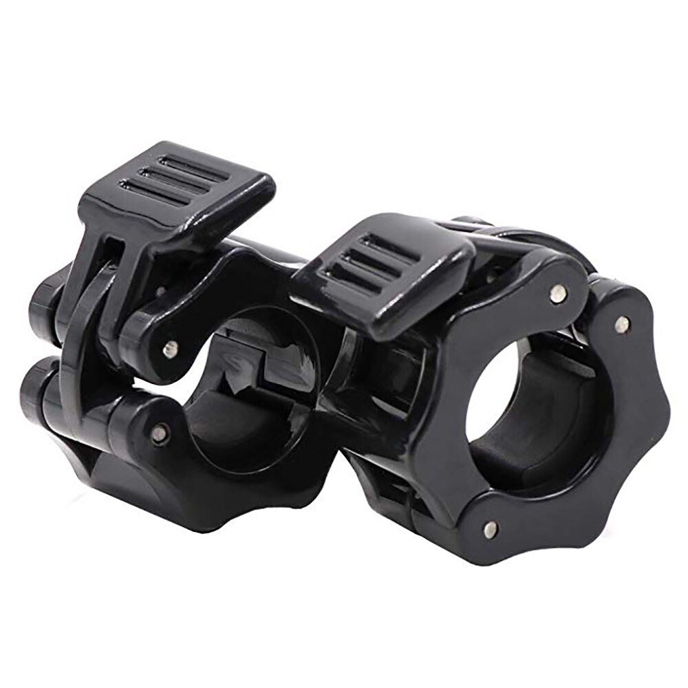 Barbell clamps lot 2 pcs barbell spin lock training clamp collar clip weight dumbbell sports