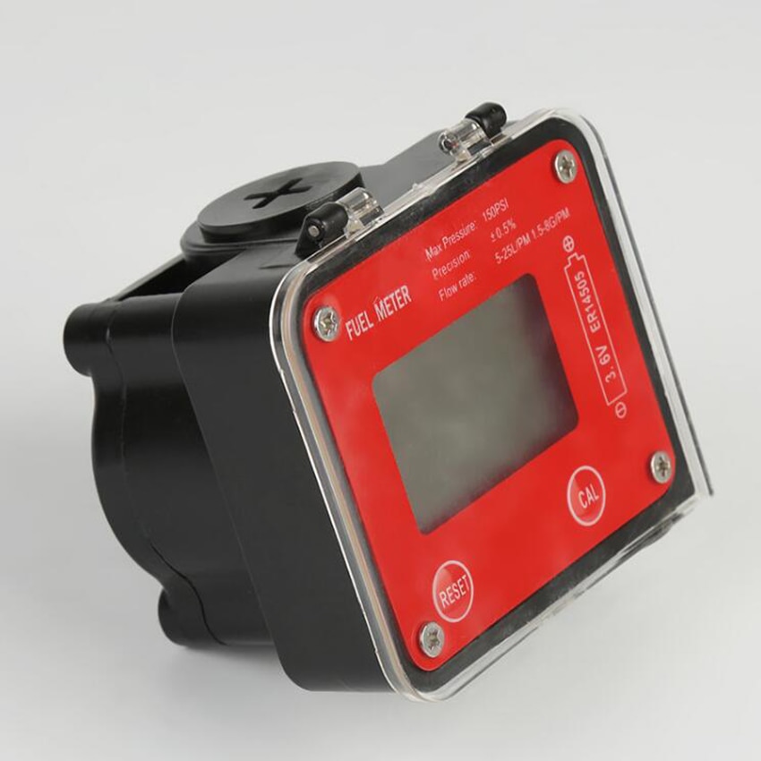 DN20 DN15 Oval Gear Digital Fuel Flowmeter 1.5-8G/PM, 0.5% High Precision, Electronic Liquid Flow Meter for Diesel Gasoline