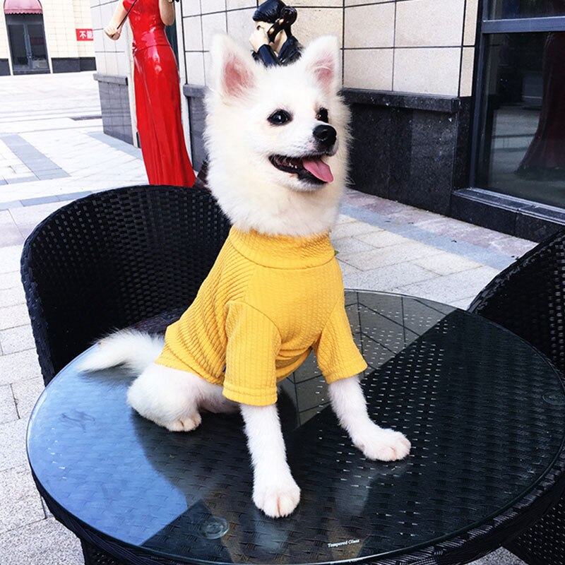 Pet Hond Kat Coltrui Winter Warm Gebreide Hond Kleding Voor Kleine Honden Chihuahua Kleding Puppy Jas Huisdieren Producten