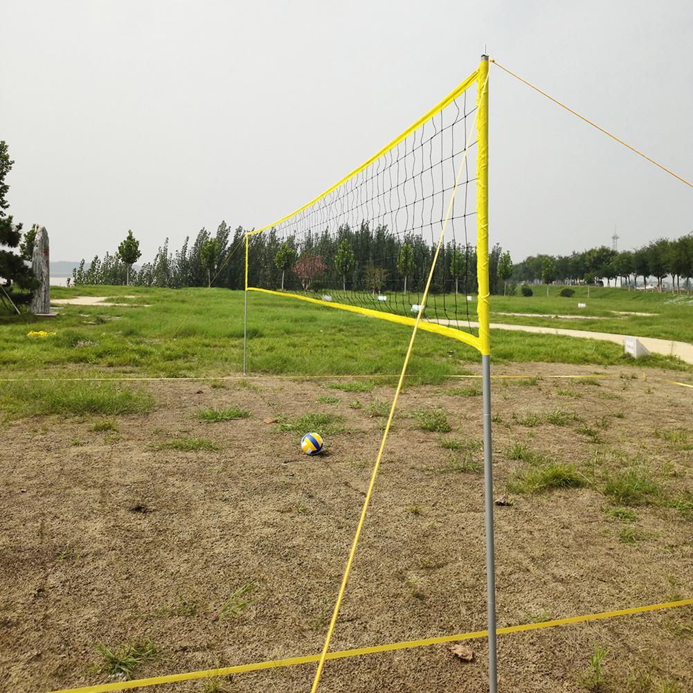 Outdoor Beach Volleyball Net Set Easy Setup Volleyball Net Standard Volleyball Net With Ground Stake Volleyball