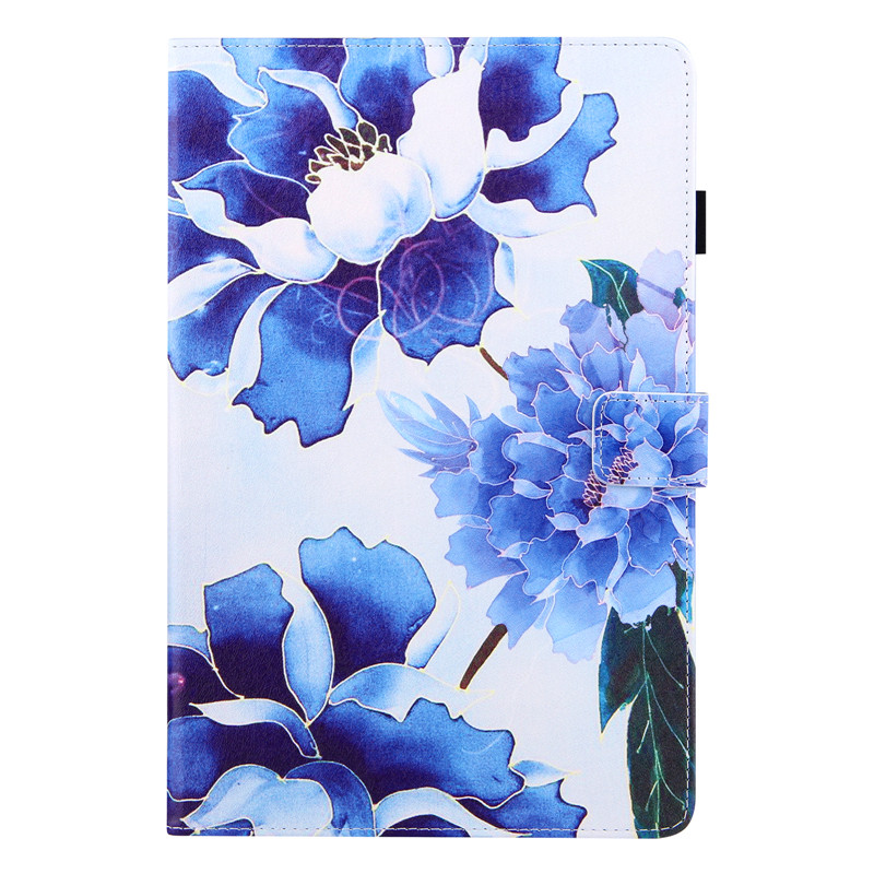 Tablet marmor cover til samsung galaxy tab  s6 lite 10.4 etui sm -p610 sm-p615 malet caqa læder pu coque flip stand shell: Lh