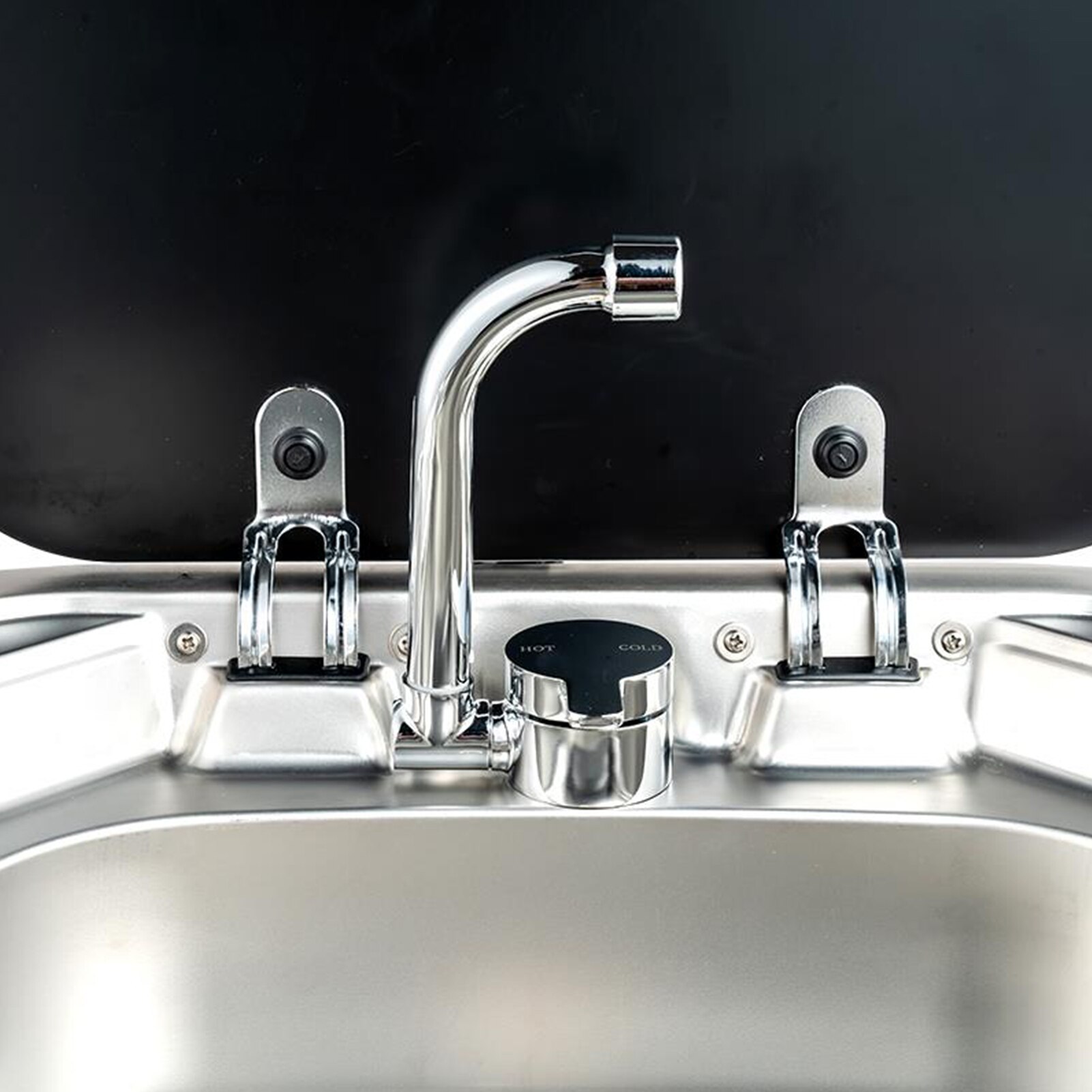 Vandhane til autocamper rotation køkkenhane håndvask enkelt greb vandhaner med koldt vand indløbsslange kobber svingbar vandhane