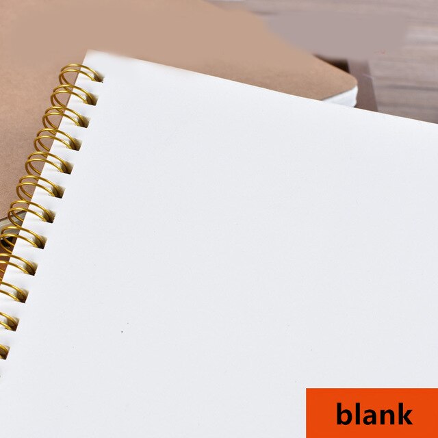 A4 A5 A6 B5 Journal Notebook Drawing Planner Agenda Book Time Management School Supplies: blank / A4