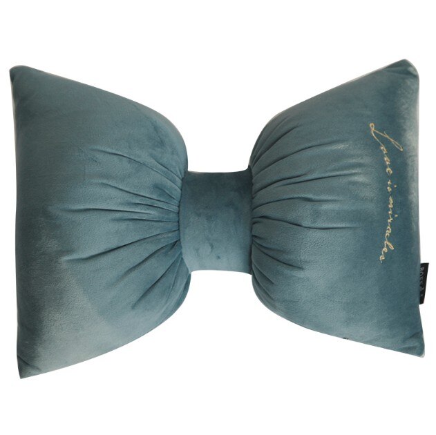 Pretty Solid Boog Kussen Met Vulling/Auto Neck Kussens Home Decor Boog Knoop Rozet Home Decoratieve Kussen Binnen Innerlijke 1 Stuk: 6