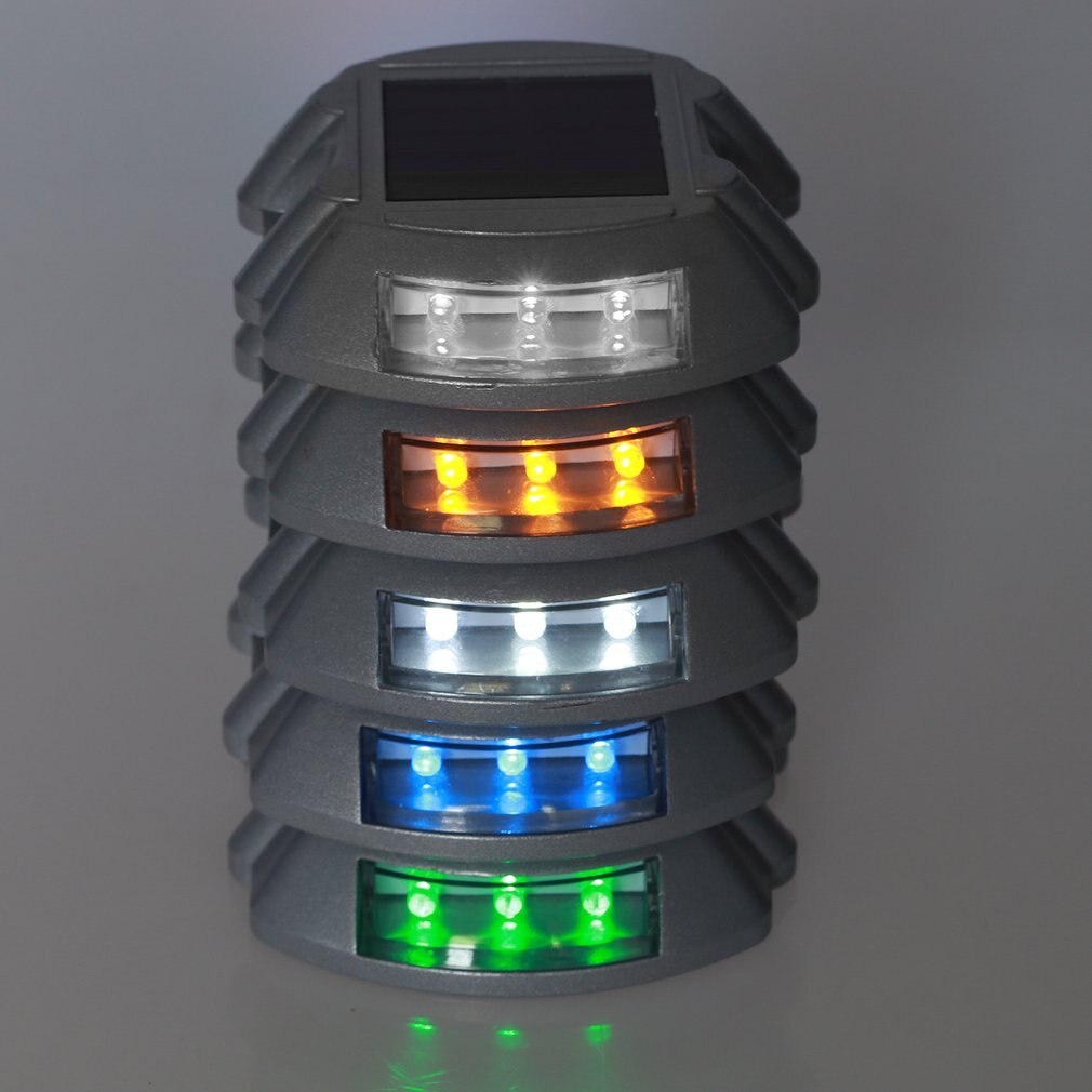 Waterdicht Zonne-energie Weg Stud Spuitgieten Aluminium Verkeer Signaal Licht Led Light Solar Drive Lamp Outdoor Solar Lamp