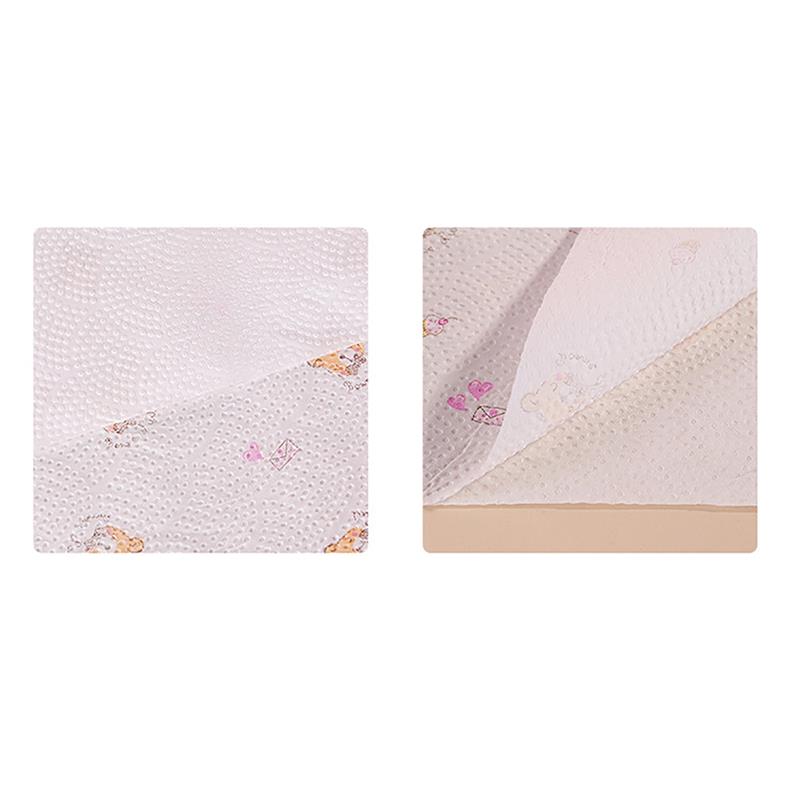 1 Roll Random Color Kitchen Paper Oil &amp; Water Absorbing Disposable Roll Paper Towel Family Printing Rolls Cleaning Paper