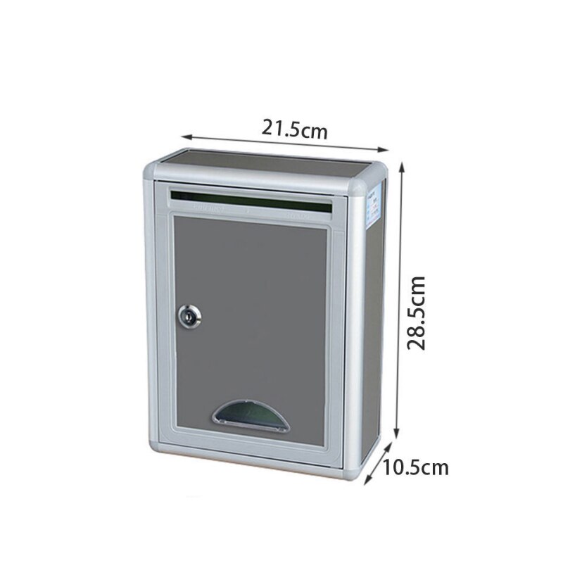 215*105*285mm Letter Collection Box Suggestion Box Complaint Box Newspaper Letter Box Mail Box: Default Title