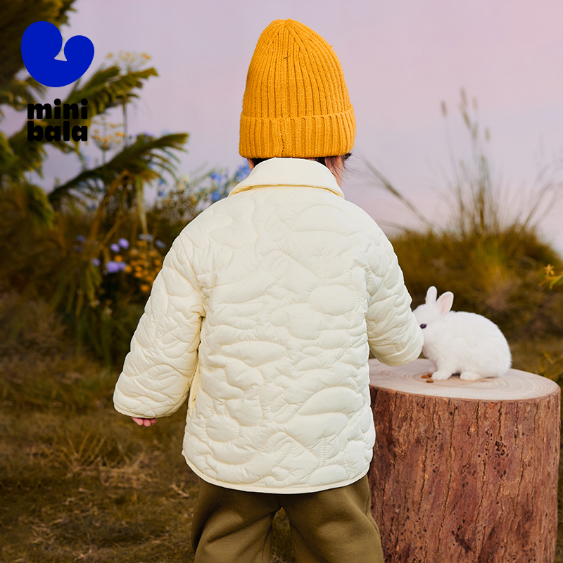 Mini Bala ropa de abrigo impermeable y resistente al aceite para niños y niñas, chaqueta de camisa gruesa y cálida para bebés, producto de invierno