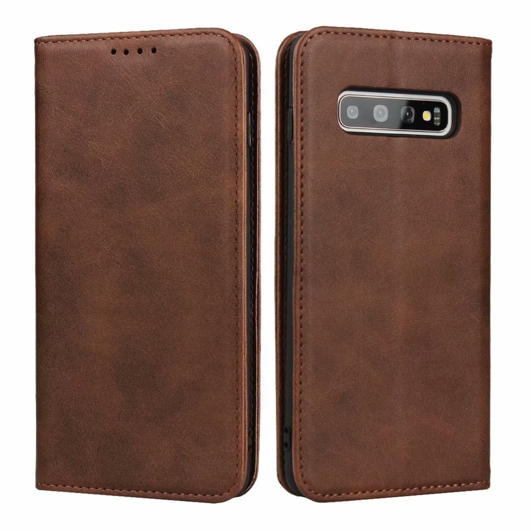 Skórzane etui do Samsung Galaxy S10/S10E/S10 Plus 5G etui z klapką etui na karty etui na przyciąganie magnetyczne etui na portfel