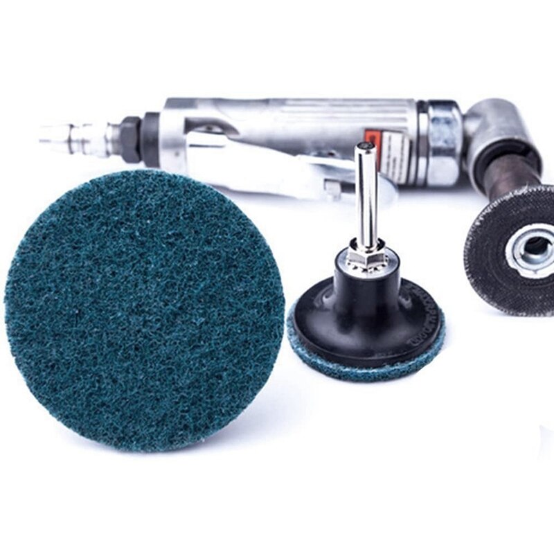 41Pcs Sanding Discs Set 2 Inch Quick Change Discs Roloc Surface Conditioning Discs with 1/4 Inch Tray Holder