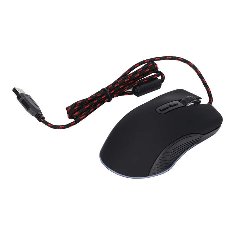 Wired RGB Mouse 4 DPI 4 RGB Modes Gaming Mouse Wired for OS X for Windows for Linux