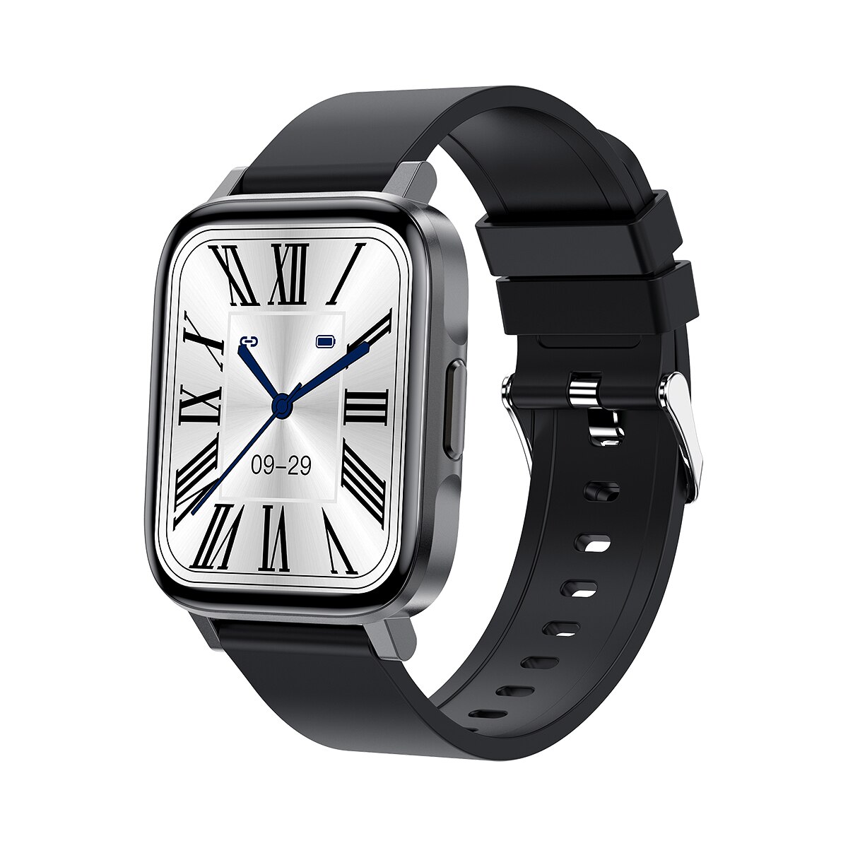 Reloj inteligente F60 para hombre y mujer, accesorio de pulsera resistente al agua IP68 con pantalla táctil de 1,7 pulgadas, control del ritmo cardíaco y la temperatura corporal, VS Y20 P8 W46 D20: Negro