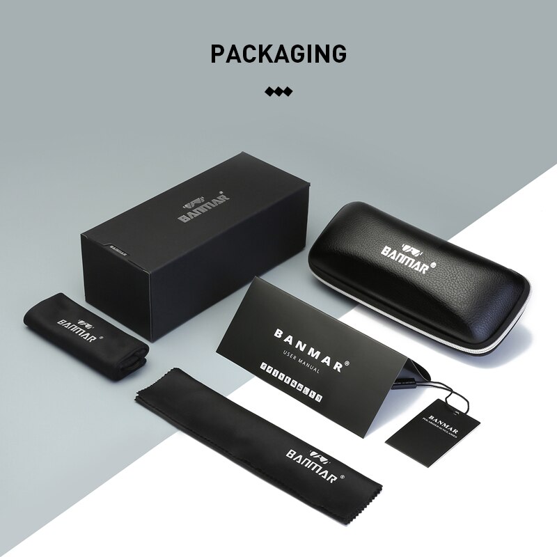 Banmar fotochromatische anti-blauw licht bril heren vierkante metalen leesbril montuur merk computer gaming bril dames uv