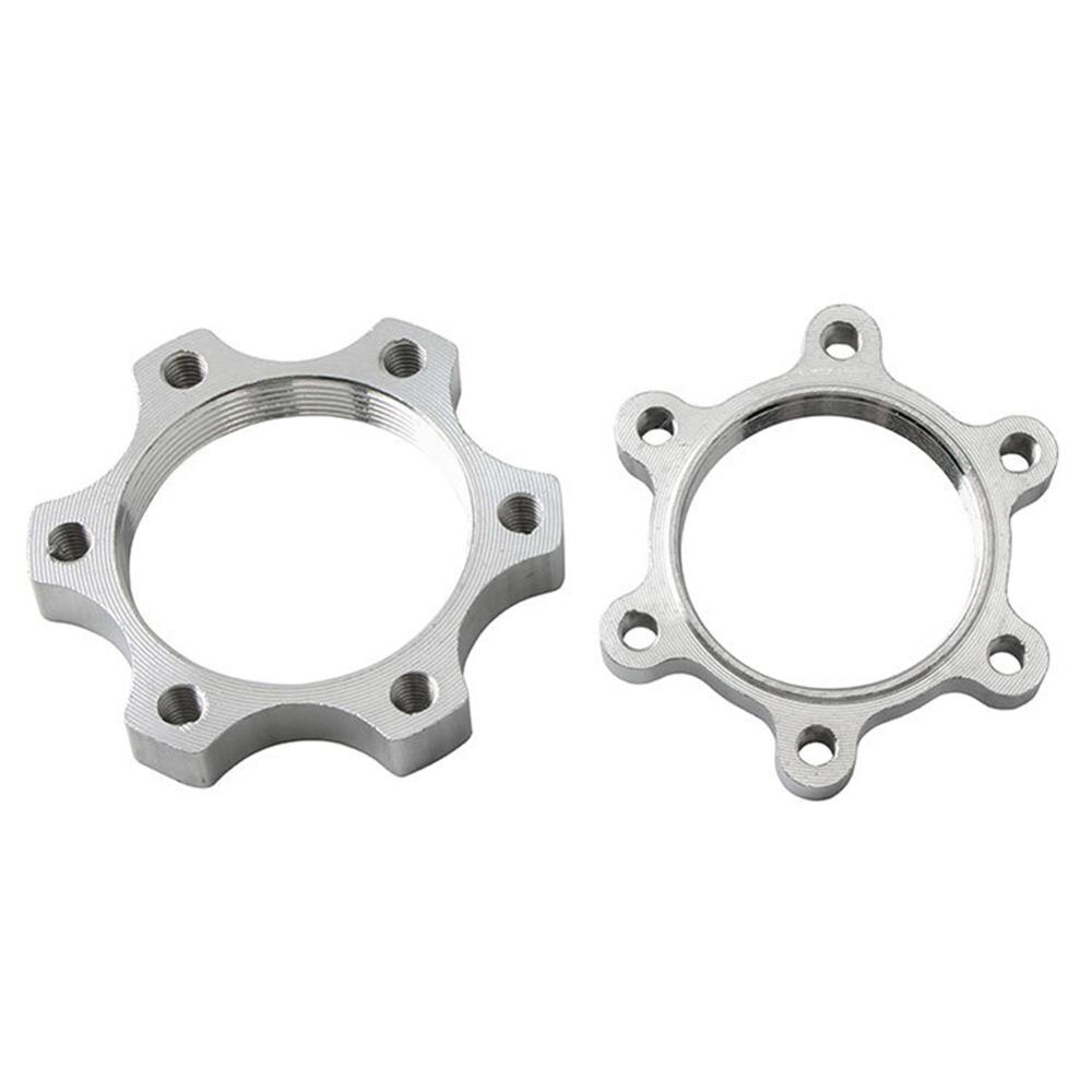 Threaded Hub to 6-Bolt Disc Brake Rotor Adapter Aluminum Alloy Flange Adapter, 44/48 mm