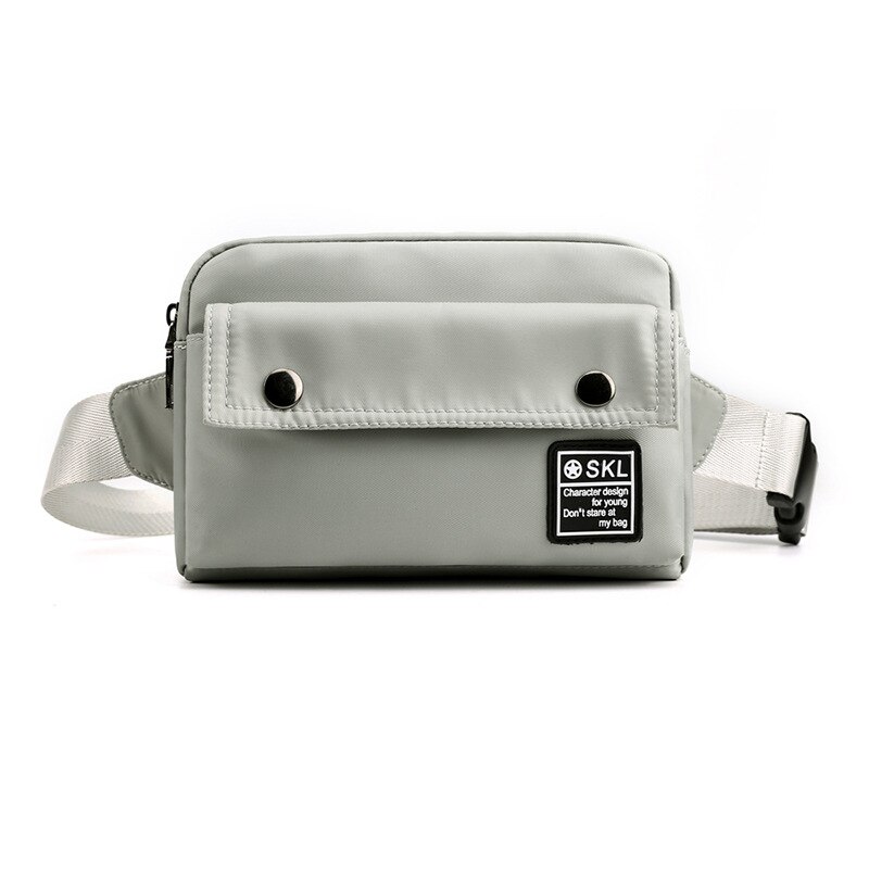 Babylili, bolsos de hombro para mujer, bolso de cintura impermeable, Crossbody Packs de pecho señora, bolsa de teléfono, Unisex, bolsa de cadera, deportes al aire libre: Gray