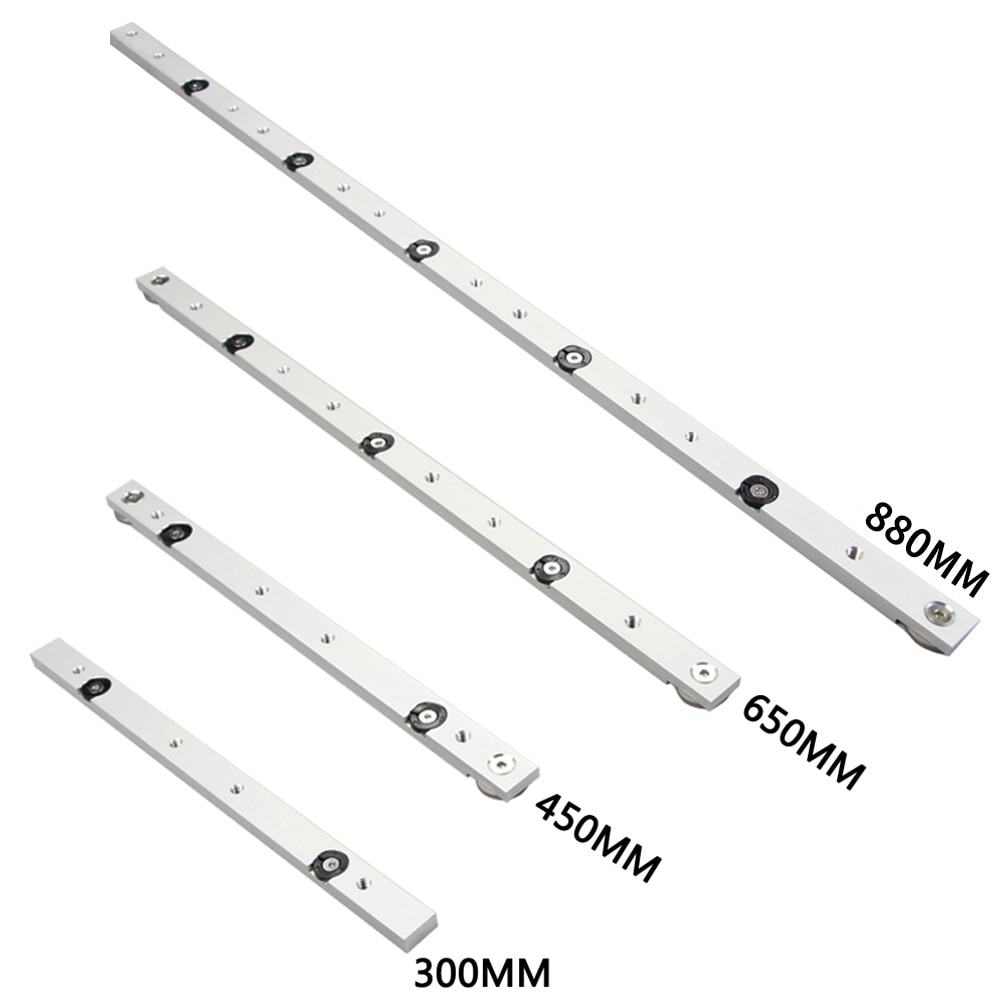 Universal T-track Slider Aluminium Alloy Miter Bar Slider Table Saw Miter Gauge Rod DIY Woodworking Tools 300mm