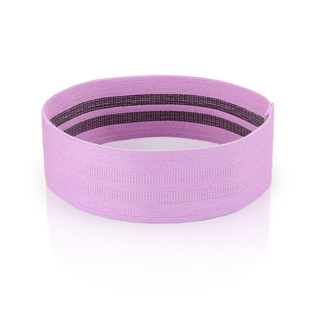 Women Yoga Cotton Tension Band Resistance Band Evo Fabric Resistance Bands Butt Exercise Loop Circles Set Legs Glutes: Purple / M