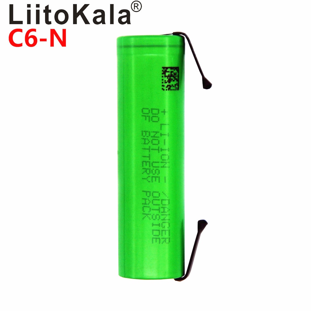 Liitokala VTC6 3.7V 3000 Mah 18650 Li-Ion Batterij 30A Ontlading Voor US18650VTC6 Hoge Ontlading Batterijen + Diy Nikkel Lakens