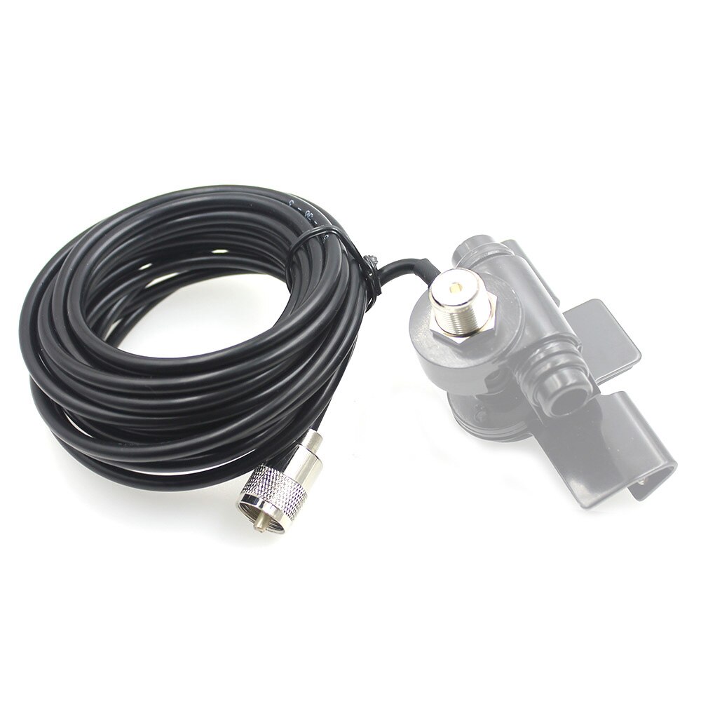Laag Verlies Mobiele Autoradio Kabel 16FT Coax Verlengen Kabel Voor Auto Walkie Talkie KT8900 BJ-318 Auto Radio Antenne Kabel