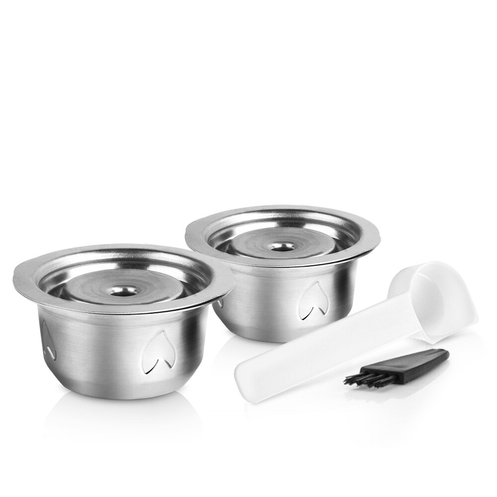 Capsules de café réutilisables en acier inoxydable, grande tasse pour Nespresso Vertuo, filtre expresso Vertuoline: 230ml / Light Green