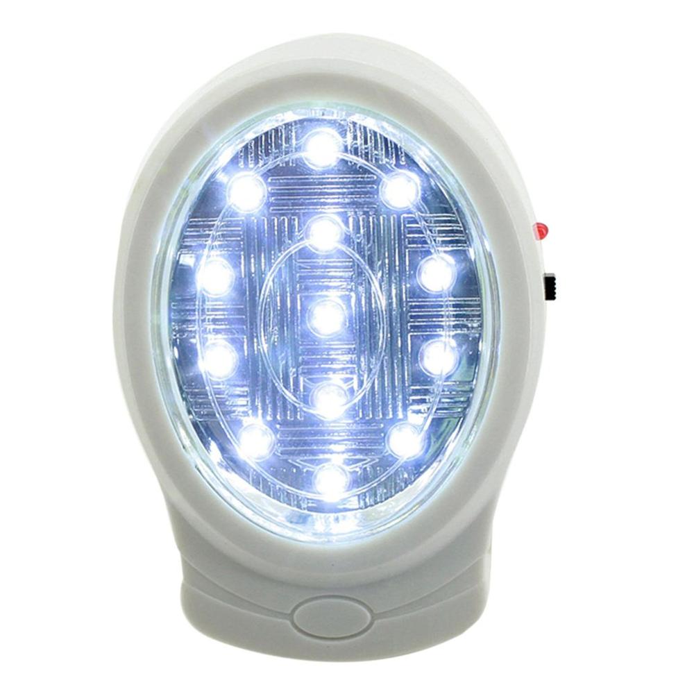 2w 13 led uppladdningsbart hem nödljus automatiskt strömavbrott lampa lampa nattlampa 110-240v us-kontakt