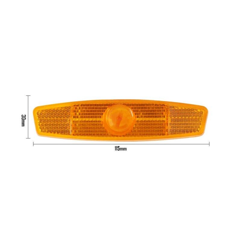 Fiets Spoke Plsatic Reflecterende Lens Velg Reflectoren Veilig Waarschuwing