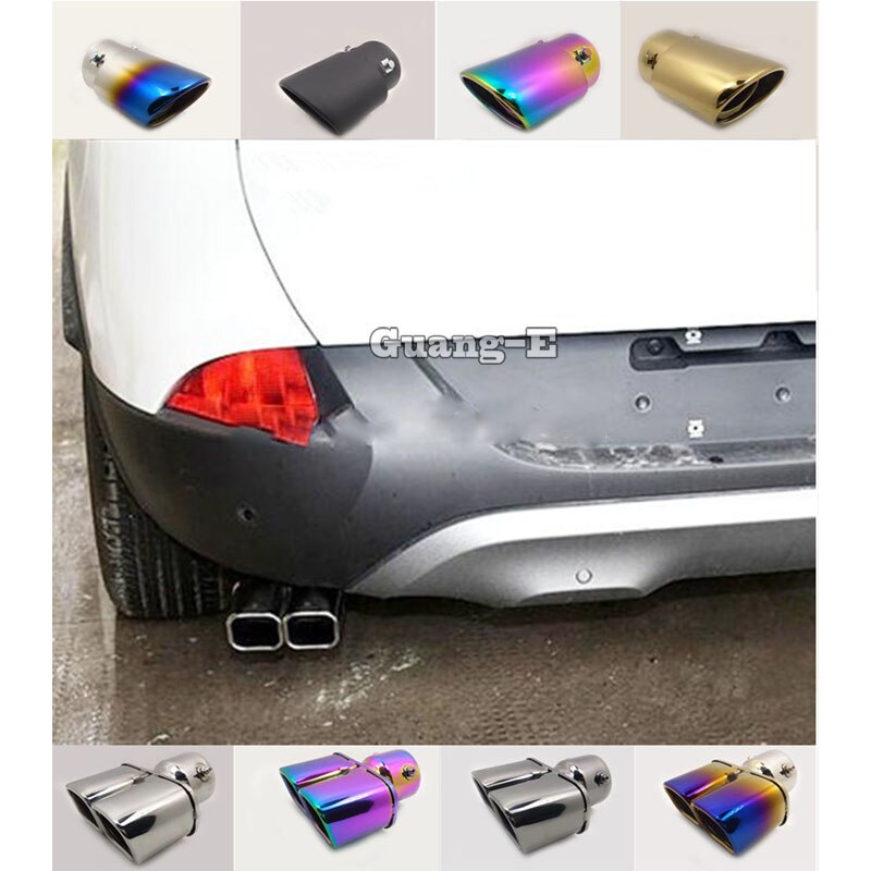 For Renault Kadjar Car Stainless Steel Cover Muffler Pipe Outlet Dedicate Exhaust Tip Tail 1pcs