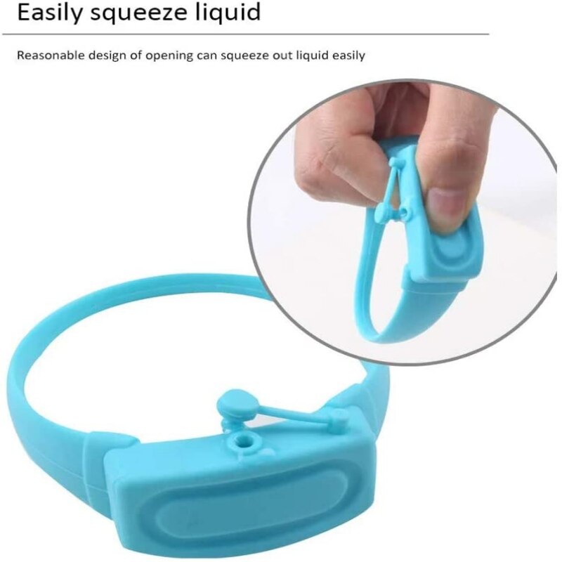 Tragbare Armband Pumpen Armband Hand Dispenser Mit Nachfüllbare Schnabel Flasche, Dass Kann Halten Hand Sanitizer Handwäsche Gel
