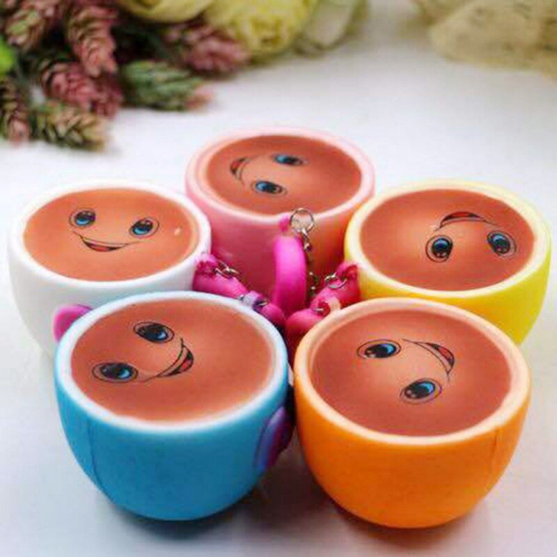 Squishy speelgoed Kawaii Cute Coffee Cup Squishy soft Slow Rising Cream Scented Stress Reliever Toy funny Key Chain kids