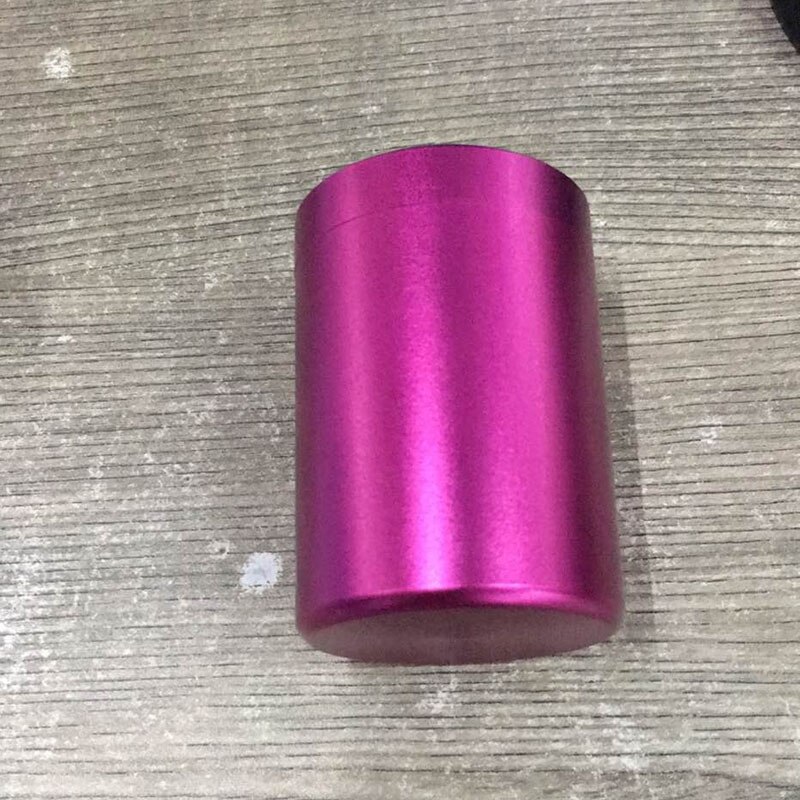 1 contenedor hermético a prueba de olores, contenedor de aluminio Para hierbas, té, lata sellada de Metal, tarros, contenedores de té: Rojo