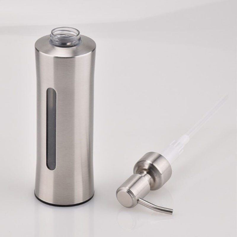 Handzeepdispenser , 7oz / 200 ml roestvrijstalen zeepdispensers, navulbare keukenzeepdispenser voor etherische olie