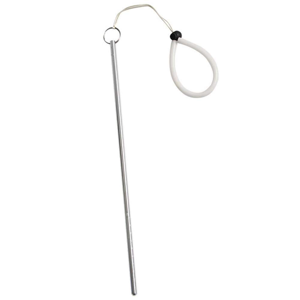 Wskaźnik nurkowania zatrzymać aluminium kij homara podwodny pręt robić nurkowania ze smyczą BHD2: biały