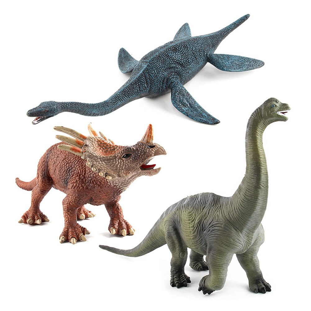 13 stili Action figure e giocattoli modello Brachiosaurus Plesiosaur Tyrannosaurus Dragon Dinosaur Collection collezione di animali modello giocattolo