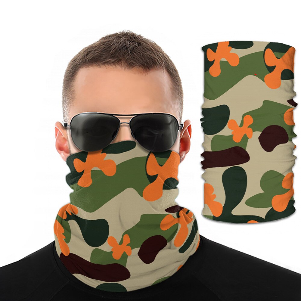 European and American 3D camouflage digital printing outdoor insect repellent mask, cap, variety magic, scarf: 8