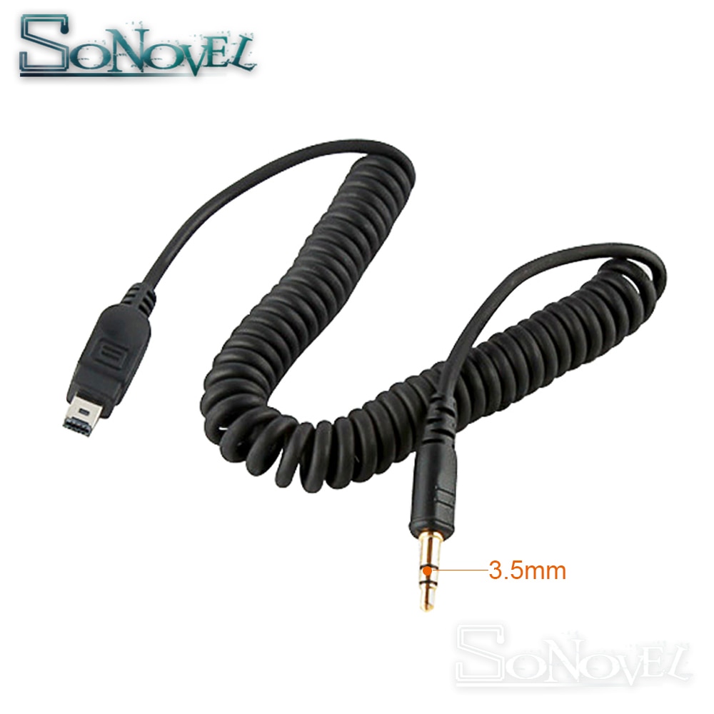 3.5mm-N3/MC-DC2 Afstandsbediening Sluiter Connect Kabel Cord voor Nikon D7500 D7200 D5600 D5500 D3300 D750 D610 pixel TW-283 T3 T8