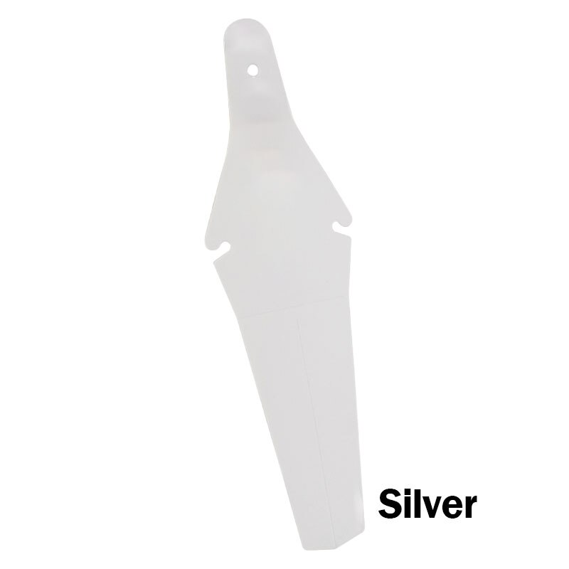 1 pièces vélo selle garde-boue Ass route vtt garde-boue vélo de montagne garde-boue aile en plastique vélo selle garde-boue pièces amovibles: WHITE