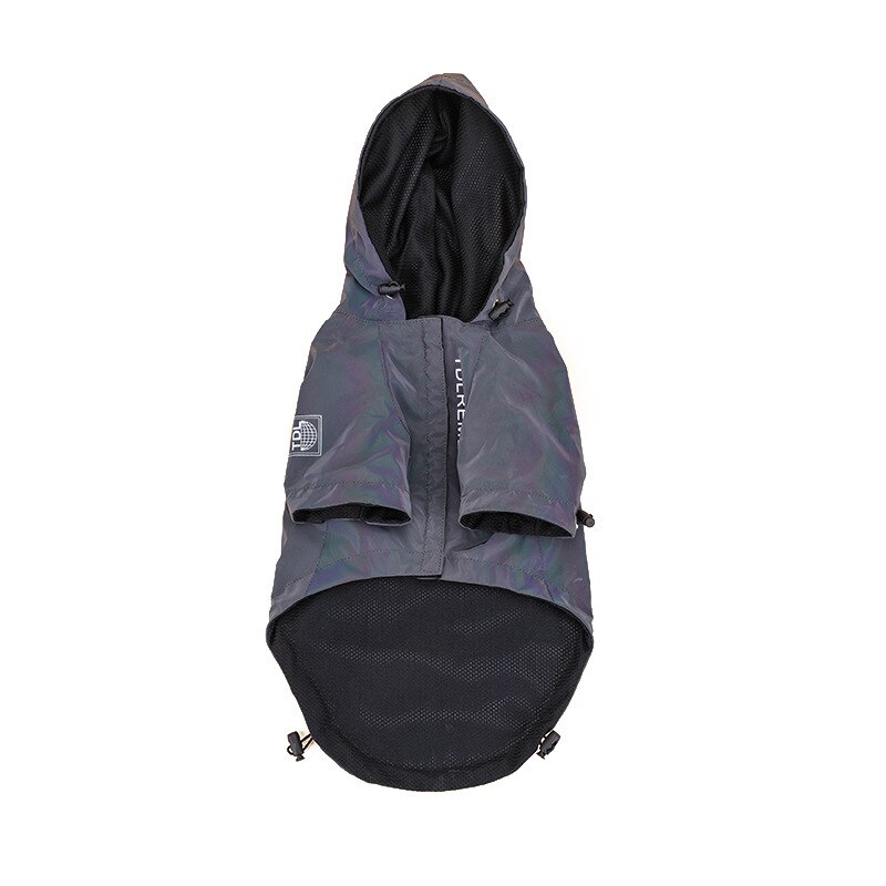 Chaqueta reflectante para mascotas, ropa impermeable para perros grandes, Bulldog, Chihuahua, chubasquero para cachorros, a prueba de viento y resistente a la lluvia